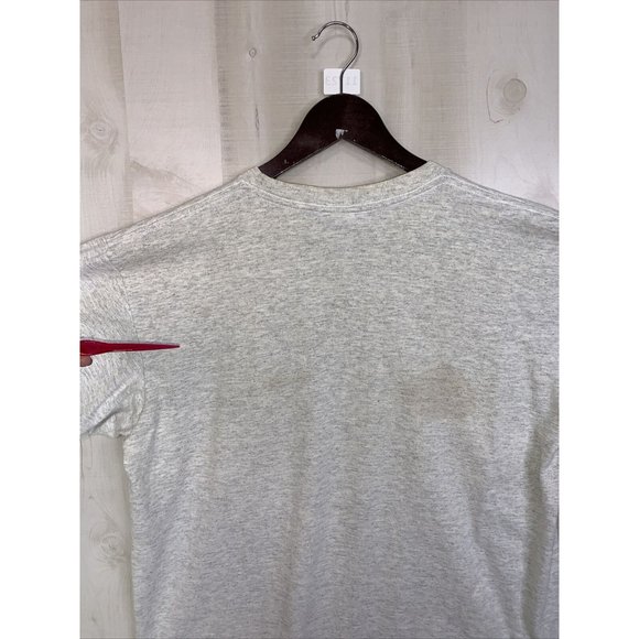 Vintage 80s-90s University Of Michigan Heather Gray Graphic T Shirt Unisex Large - Picture 15 of 16